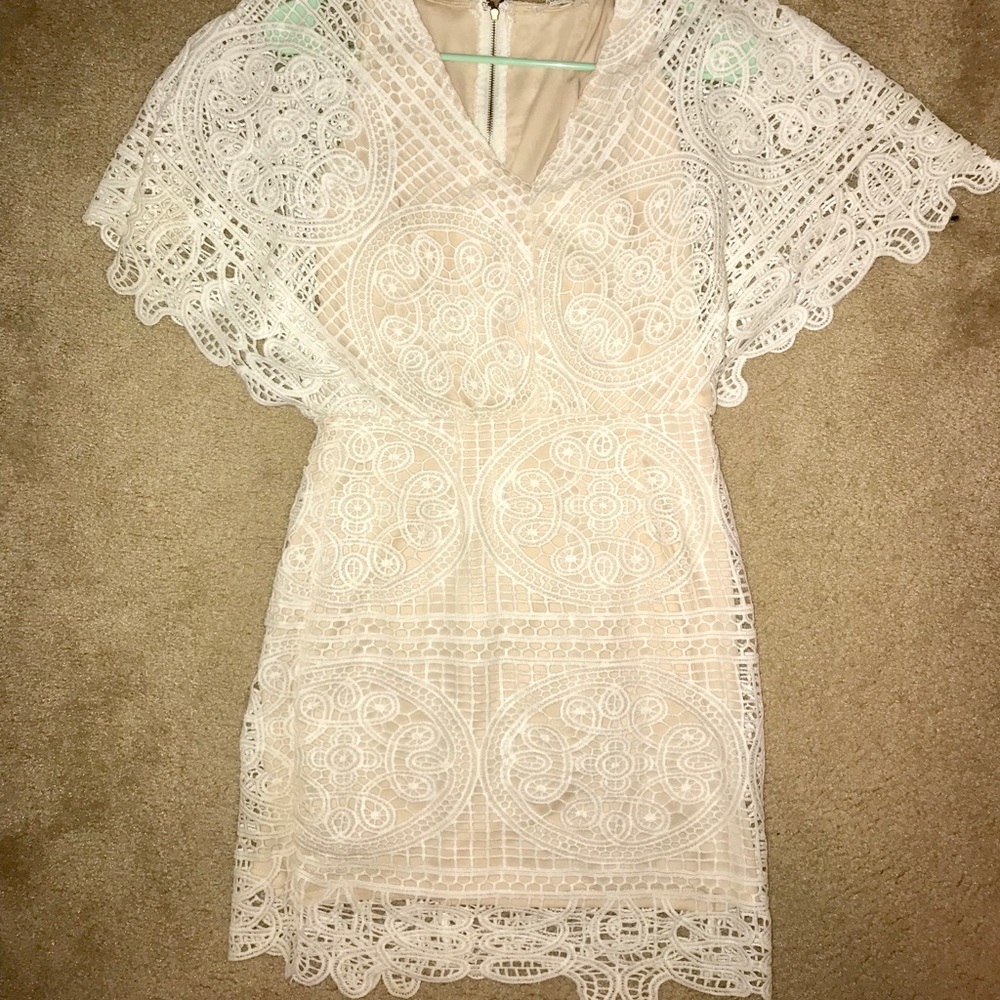 Crochet White Dress